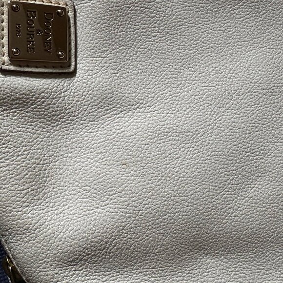 Gently used White Dooney & Bourke hobo - Picture 3 of 10